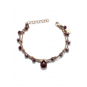 Bracciale uncinetto con Goccia